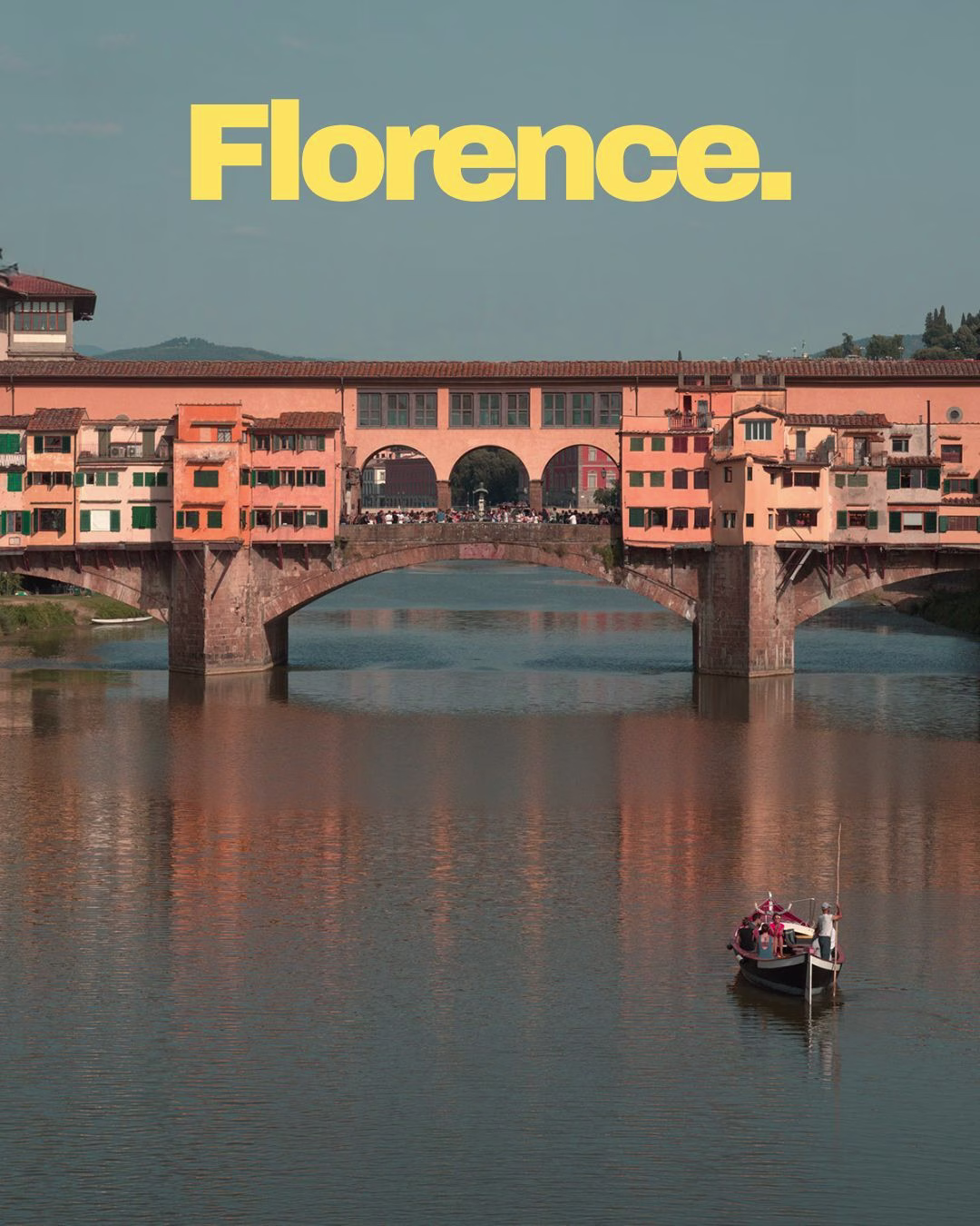 Arriving in Florence.