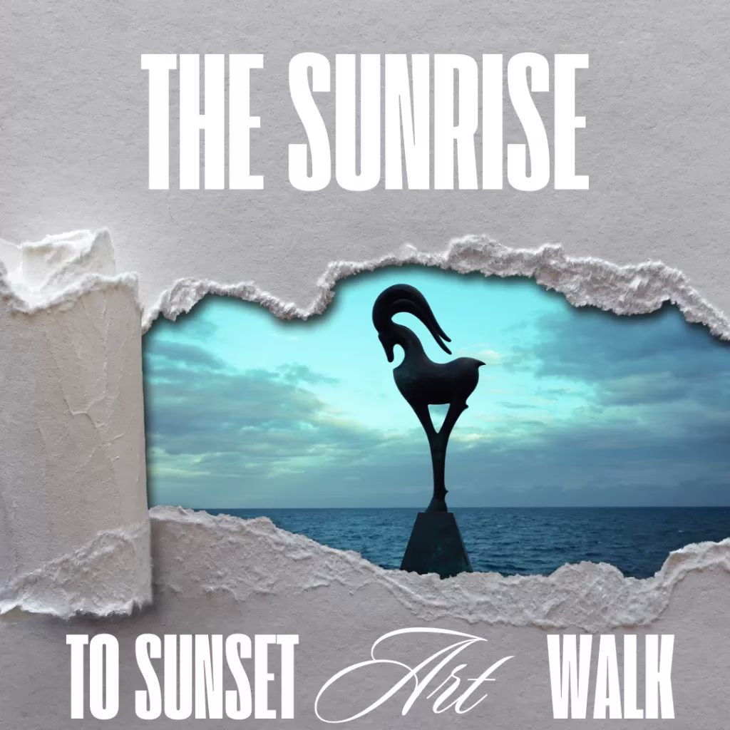 Sunrise to sunset art walk