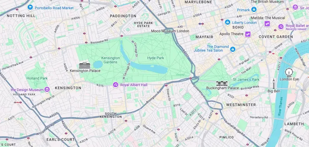 Central London Map